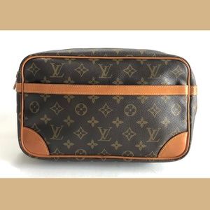 AUTH Louis Vuitton Monogram COMPIEGNE Clutch Bag